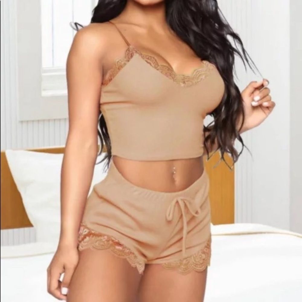 (NUDE) 2 Piece Sleepwear Set